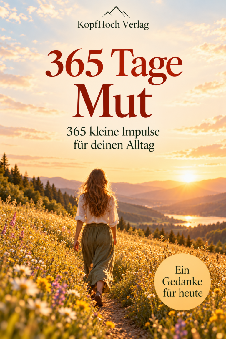 E-Book-Cover: 365 Tage Mut – 365 kleine Impulse für deinen Alltag